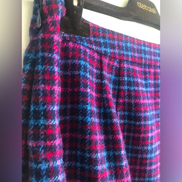 TALBOTS Faux Wrap Plaid Skirt - Picture 6 of 10